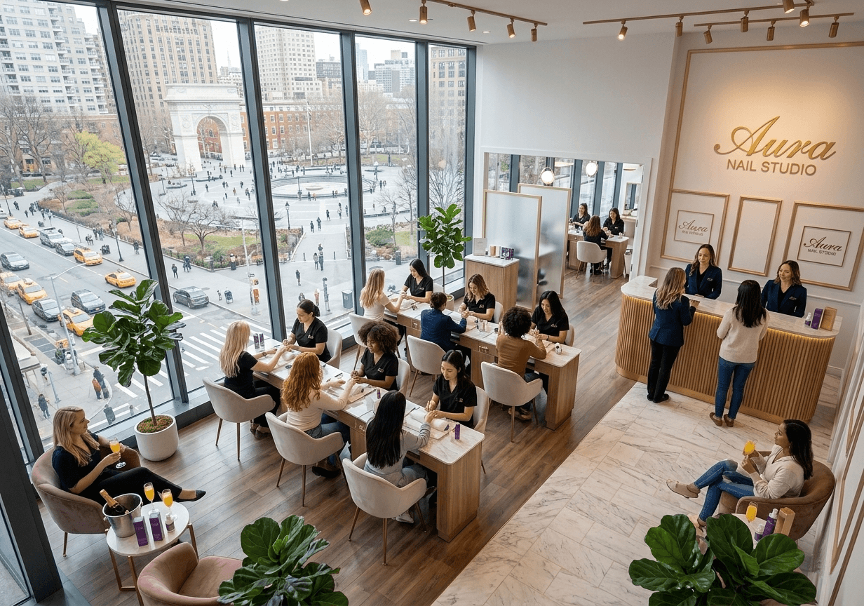 Professional AI Receptionist for Nail Studios